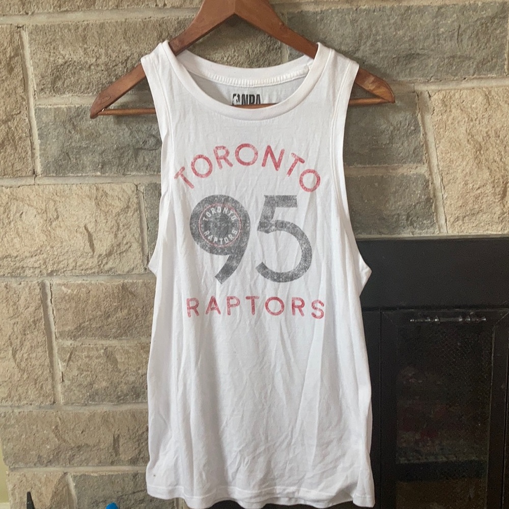 Men’s Toronto Raptors Sleeveless shirt White